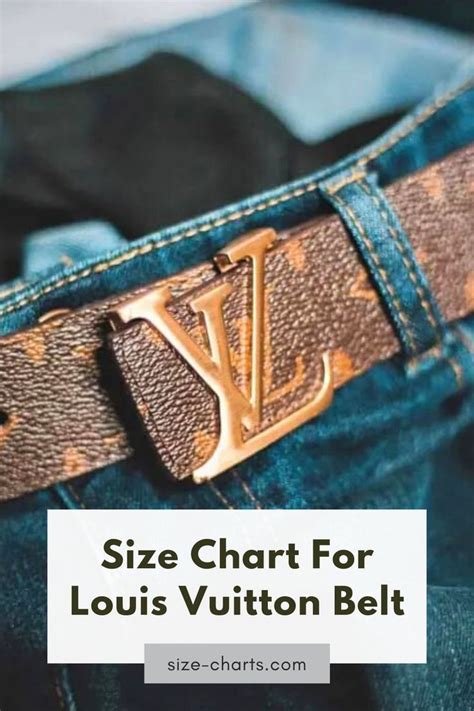 louis vuitton belt sizes chart|louis vuitton damier graphite belt.